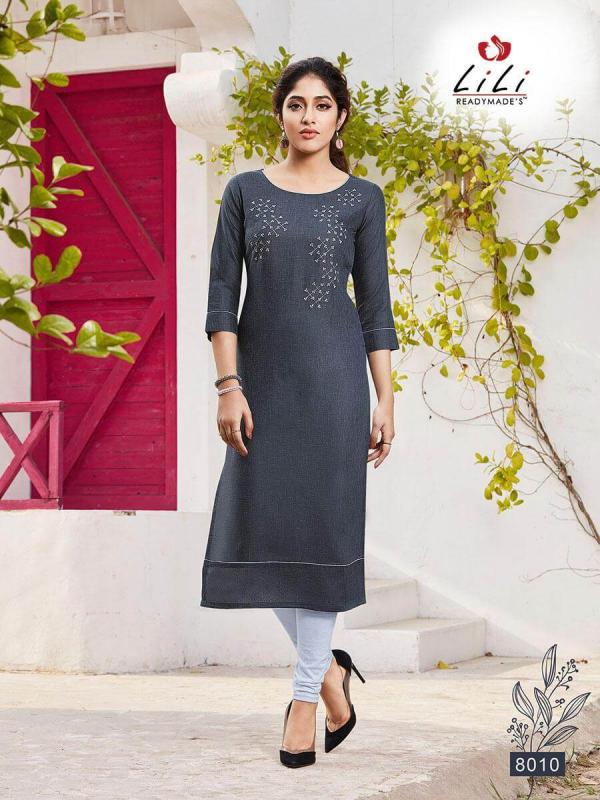 Lili Suhani Cotton Embroidery Fancy Kurti Catalogue 